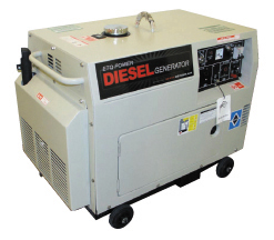 DG6LN-R Diesel Generator Soundproof Quiet Generators Home Standby Emergency Backup Power Generators
